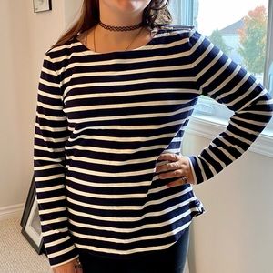 Talbots long sleeve stripped top